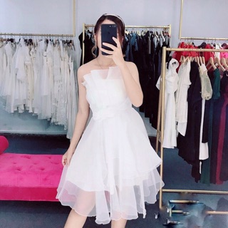 Đầm cúp ngực dáng xoè công chúa