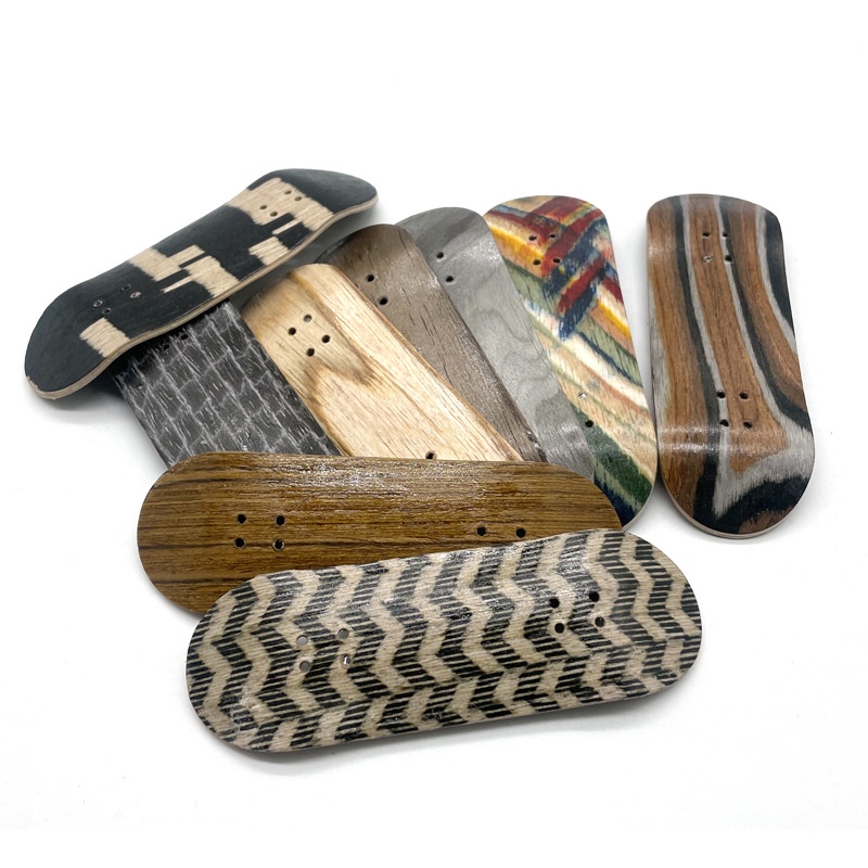 Ván Trượt Ngón Tay Hai Mặt 100 * 32mm 30mm 34mm mini Finger Skateboard Fingerboards bằng gỗ siêu hạng