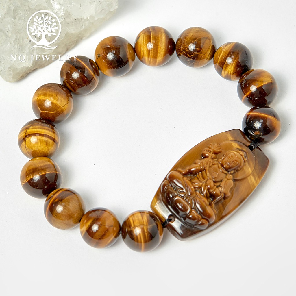 Vòng tay vàng nâu phật bản mệnh - NQ Jewelry