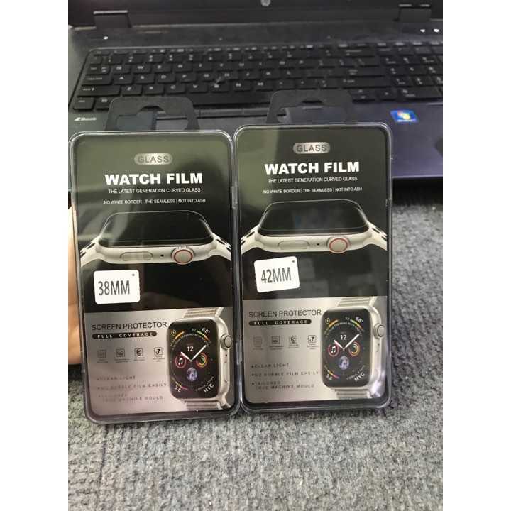 Dán cường lực 3D full màn hình dành cho apple watch size 38,40,42,44