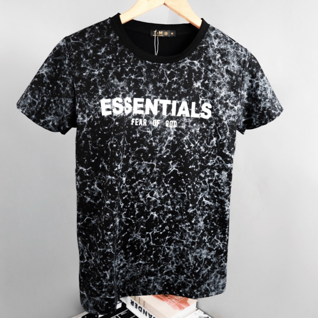 Áo Thun Nam Cổ Tròn Loang Màu Essen Chất Cotton Nhẹ Mát Co Giãn Tốt Phù Hợp Mặc Nhà, Đi Chơi, Du Lịch [NEW UNISEX]