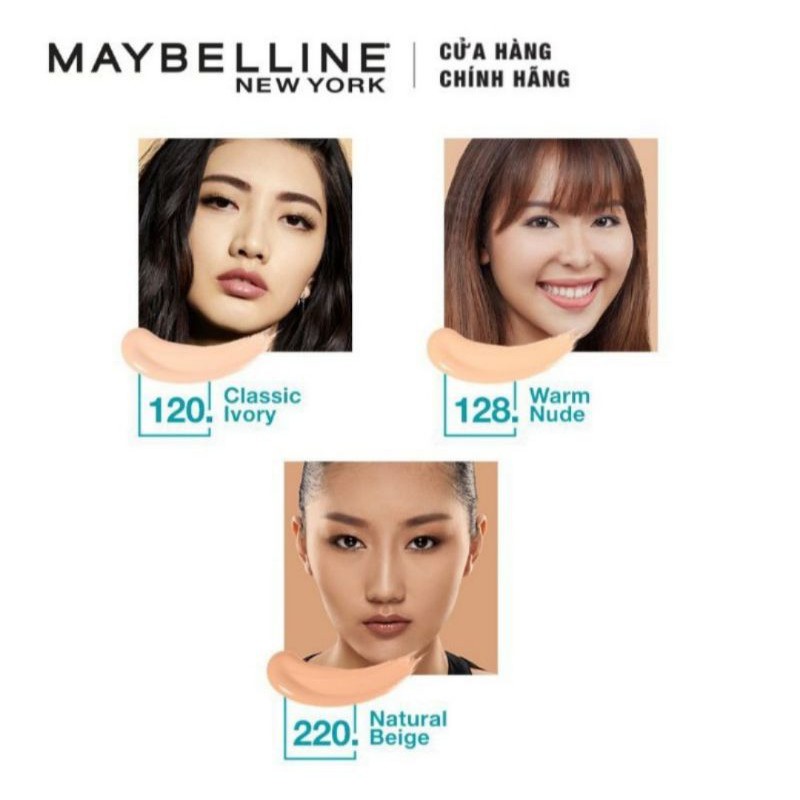 Kem Nền Mịn Nhẹ Kiềm Dầu Fit Me dạng tuýp Maybelline New York 18ml