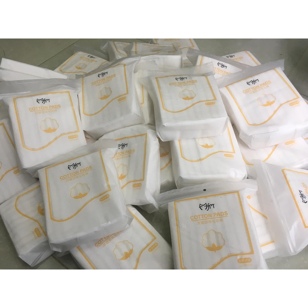 BÔNG TẨY TRANG 222 MIẾNG, MỀM MỊN - BÔNG TẨY TRANG LANEILA+FM+ SMART NALLE(CHÍNH HÃNG 100%)