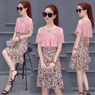 Váy voan liền đuôi cá