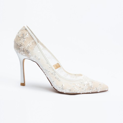 [Mã LT150 giảm 150k đơn 699k] [Grace Shoes] Giày cưới - Giày cô dâu - ESTHER gót nhọn 9cm