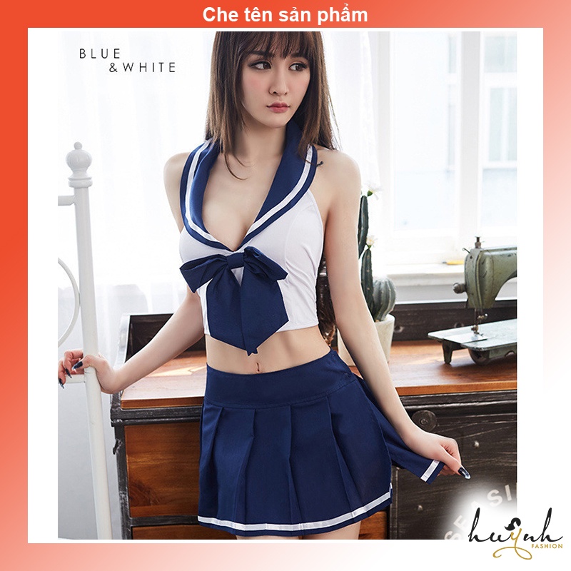 Đồ ngủ hóa trang học sinh hở lưng gợi cảm - CO05