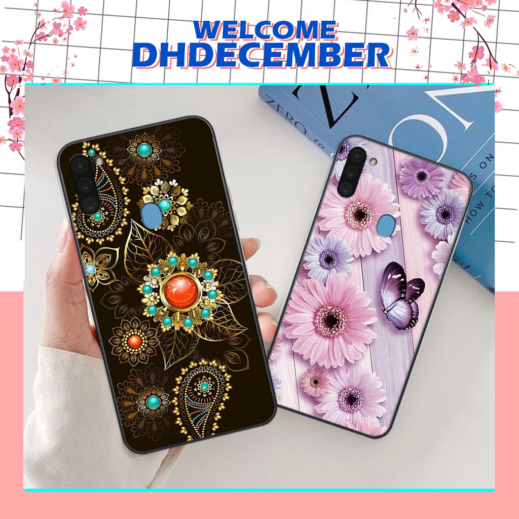 Ốp lưng Samsung Galaxy A11 / M11 in hình hoa tinh tế , mới mẻ DH DECEMBER