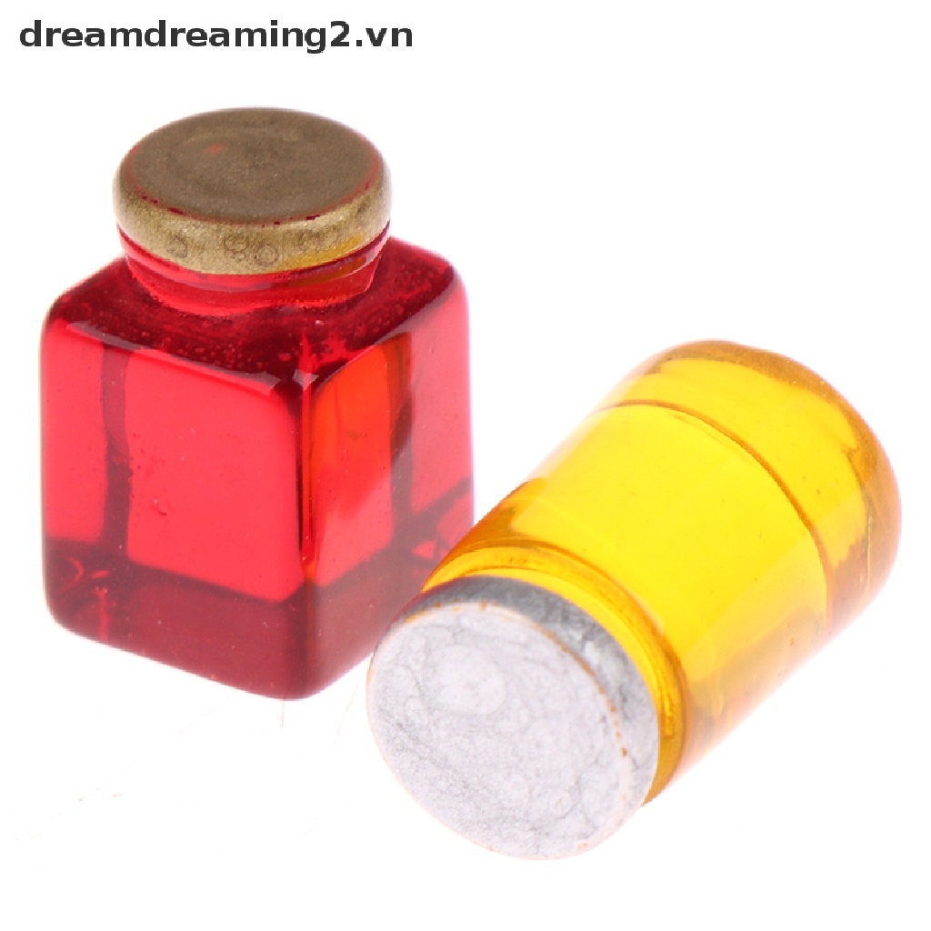 Bộ 2 Mô Hình Dâu Tây mini Tỉ Lệ 1: 12 Dùng Để Trang Trí Nhà Búp Bê