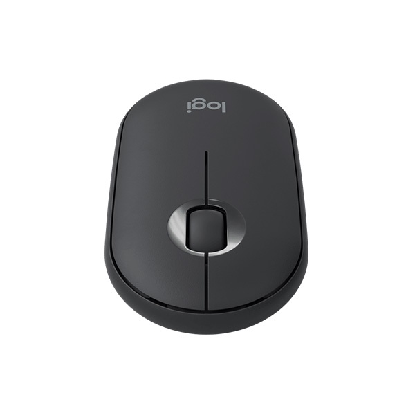 Chuột không dây Logitech Pebble M350 silent Màu đen -Hàng chính hãng, BH 12 thán
