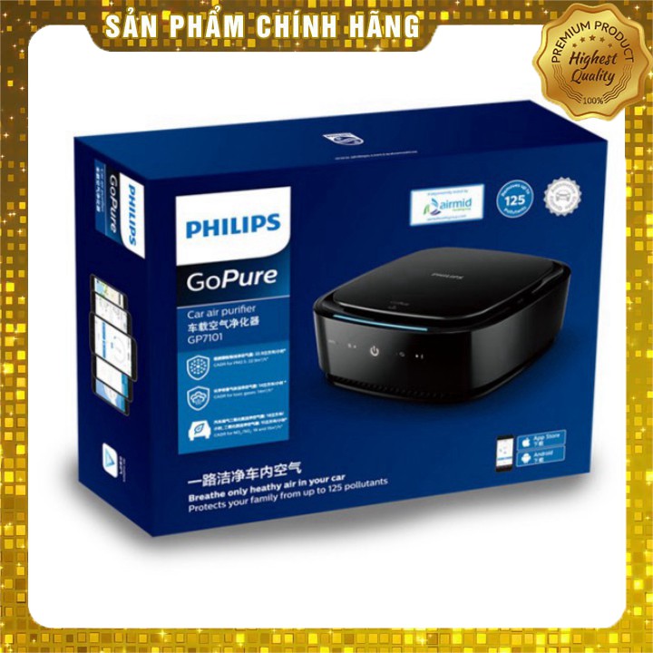 Máy khử mùi, lọc không khí trên xe ô tô cao cấp Philips GP7101 - BH 24 Tháng - Khohangcap1_ad