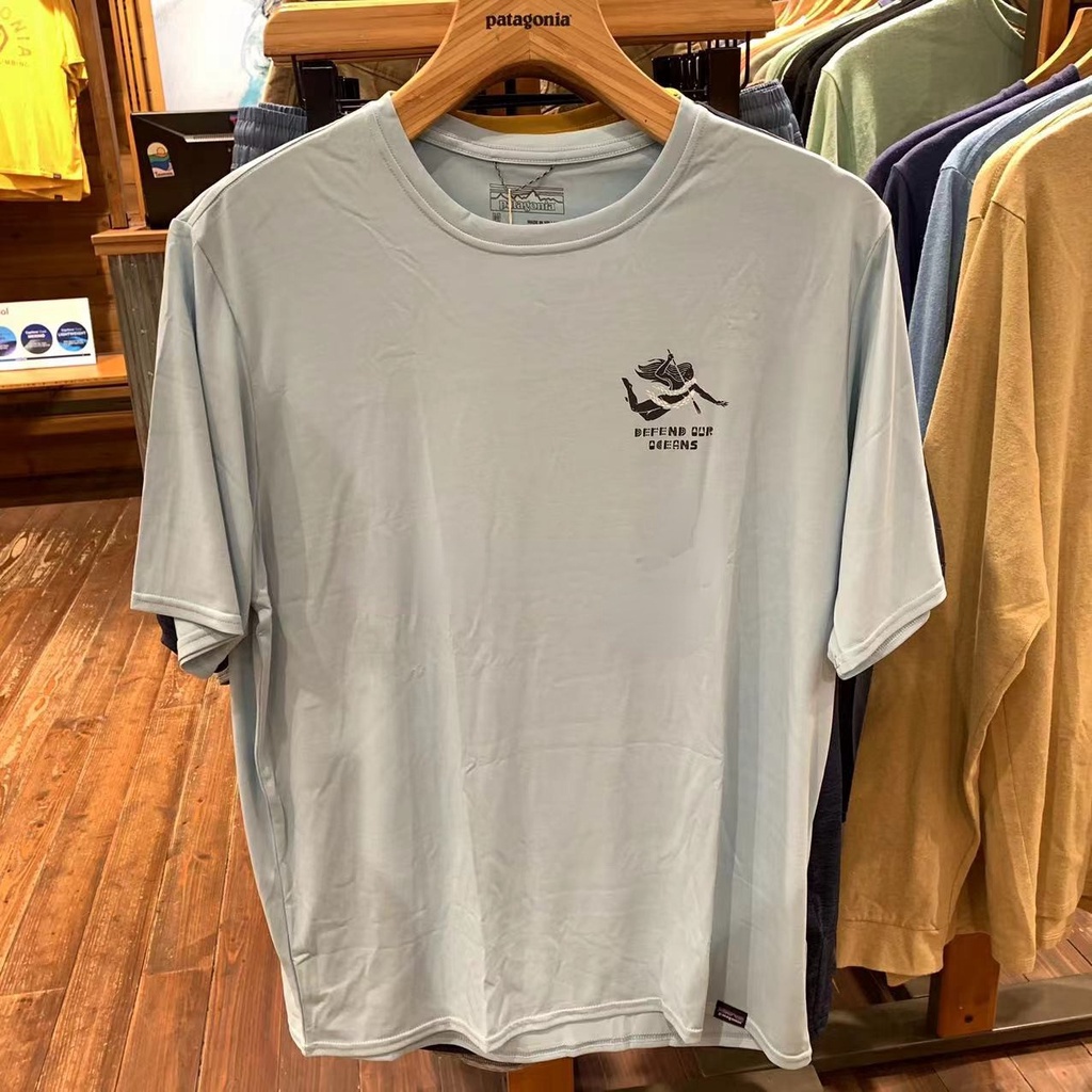 Áo Thun Nam Ngắn Tay Cổ Tròn Patagonia