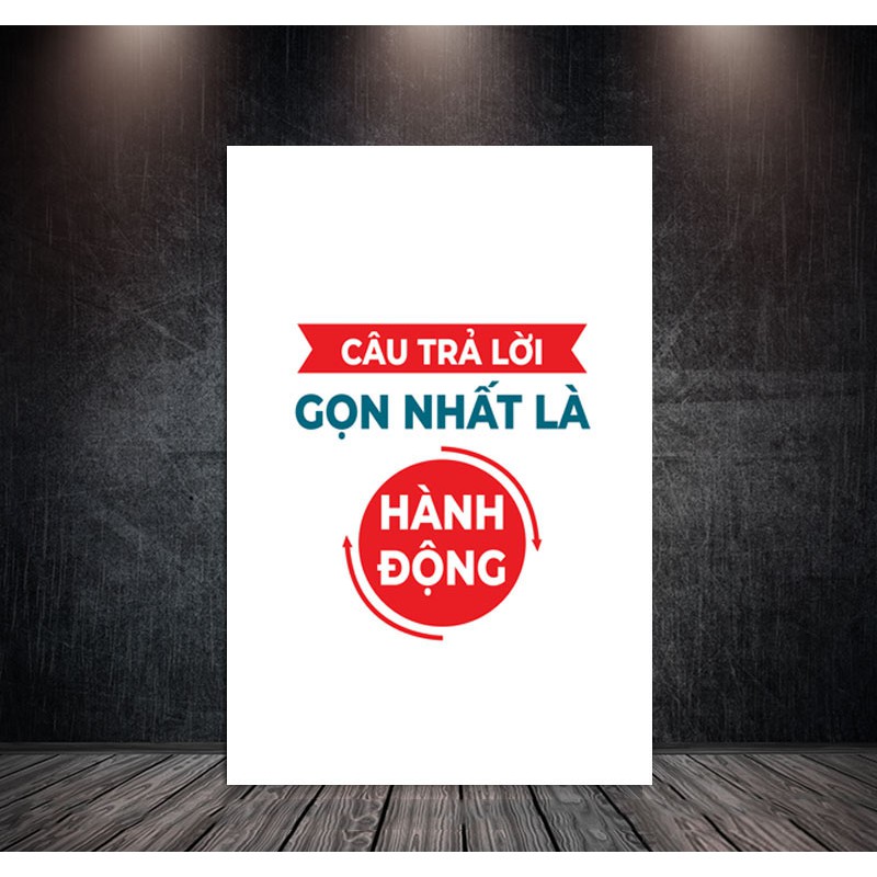 TRANH TREO TƯỜNG CHẤT LIỆU CANVAS- TRANH ĐỘNG LỰC VĂN PHÒNG- MELYHOME-TT31-KÈM KHUNG