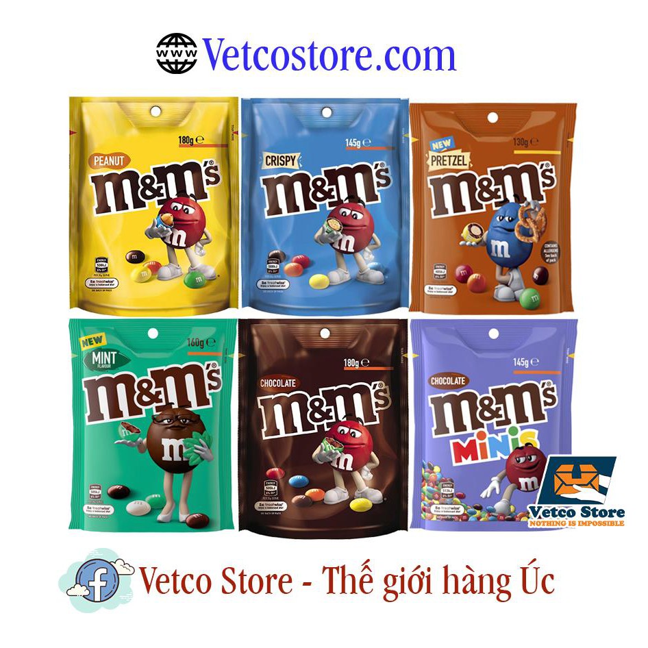 Kẹo Socola M&M Úc