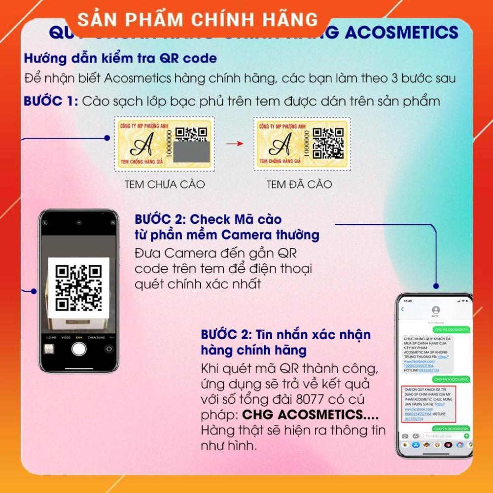 Kem Face Pháp Acosmetics dưỡng trắng da mặt Chính Hãng