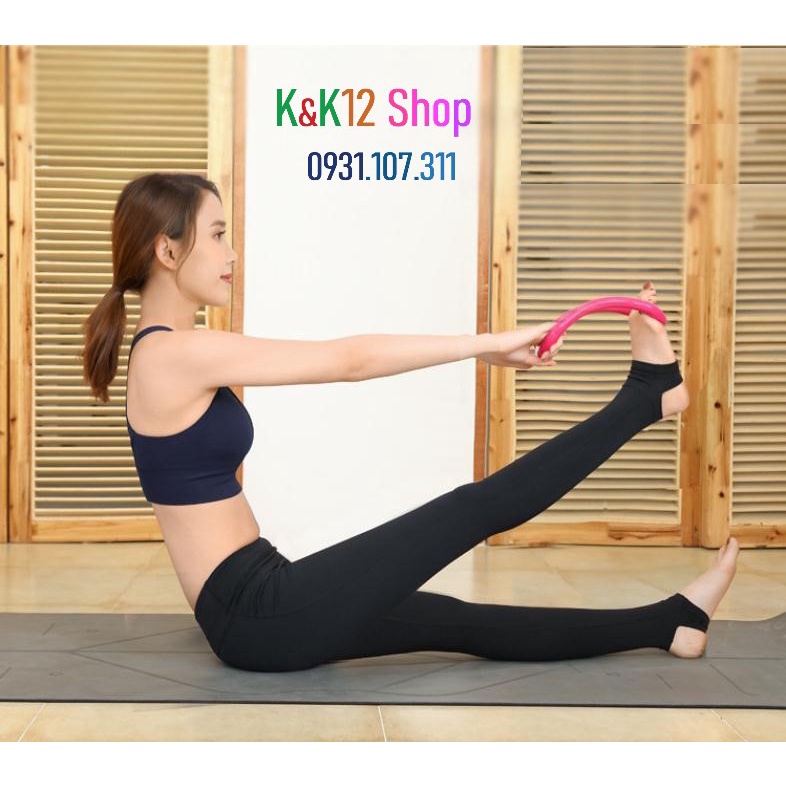 [ Siêu rẻ] Vòng tập Yoga Myring Pilates cao cấp hỗ trợ tập yoga &amp; Massage