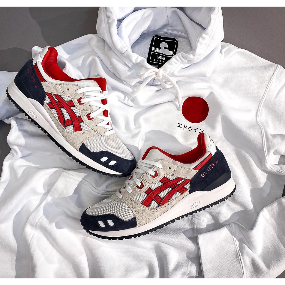 Giày Asics Gel Lyte III OG White Classic Red