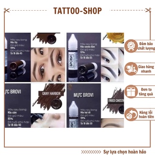 Mực brovi cao cấp nga chính hãng/ mực phun xăm cao cấp