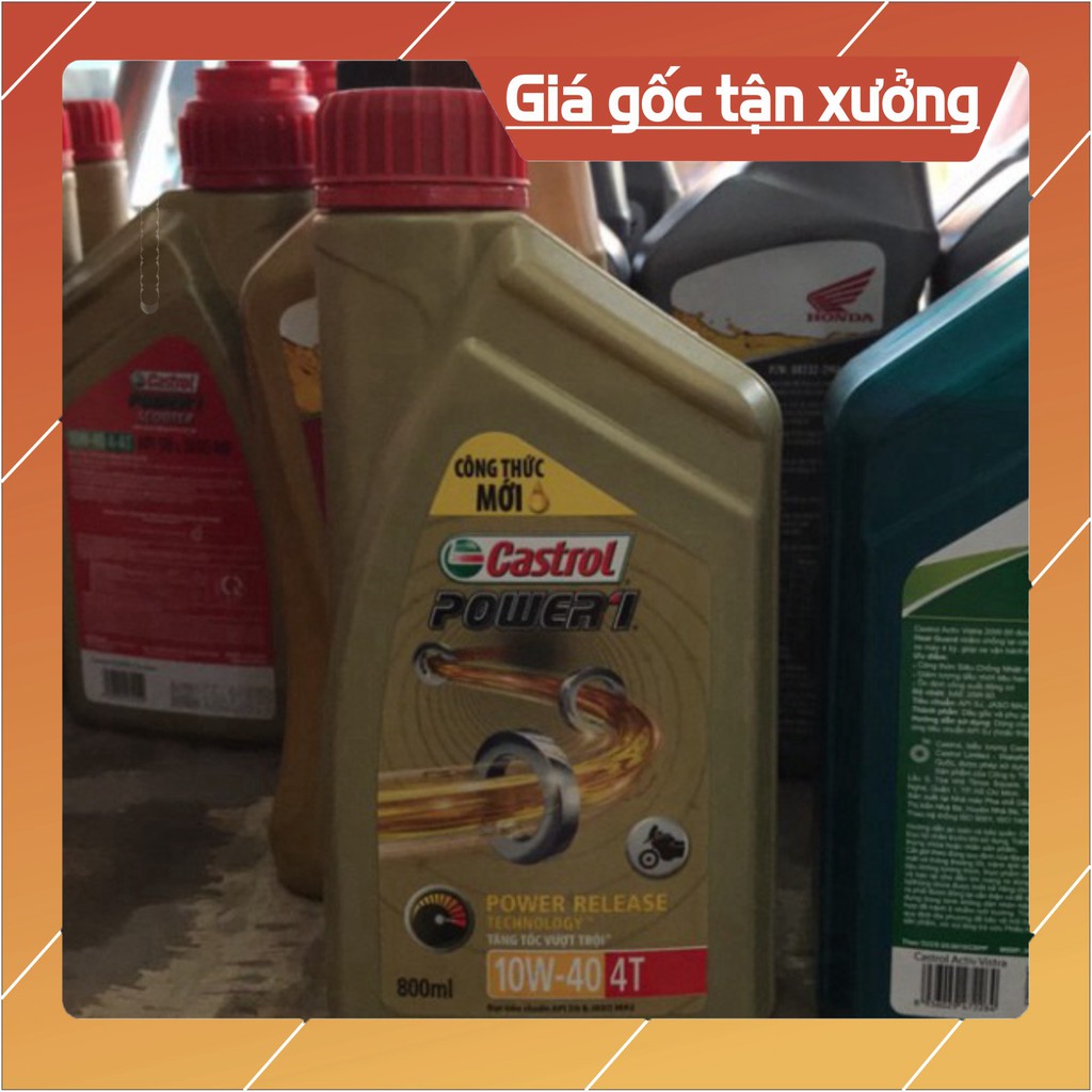 <giá tốt> Dầu nhớt xe số 800ml castrol