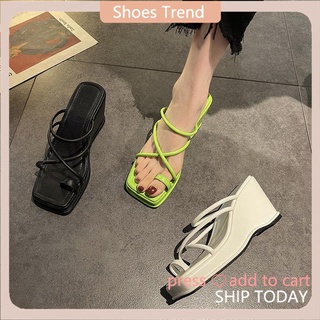 Dép bánh mì đế cao dép đế xuồng dép sandal đế dày thời trang đi biển mùa hè cho nữ