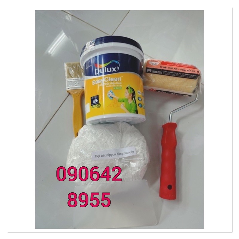Combo( 5 món Dulux hàng  cao cấp 1kg lâu  chùi vượt  trội )hàng  chính  hãng cty