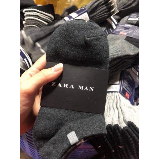Tất Nam Cổ Ngắn Zara 🌸FREESHIP🌸 Combo 10 đôi Tất Nam