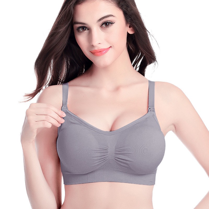 Áo ngực không gọng có mút nâng ngực dành cho mẹ bỉm sữa 082086
