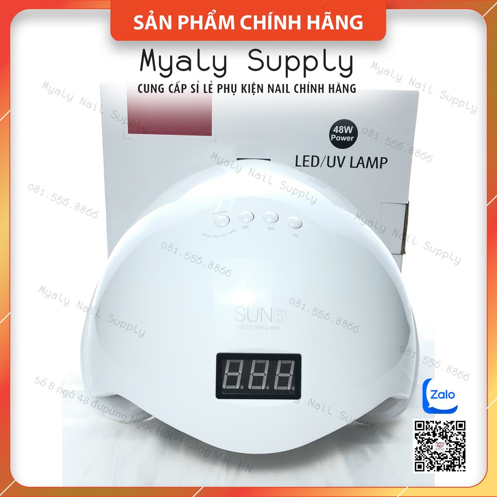 [Hàng Chính Hãng] Máy Hơ Gel Sun 5 [48W] LED/UV LAMP