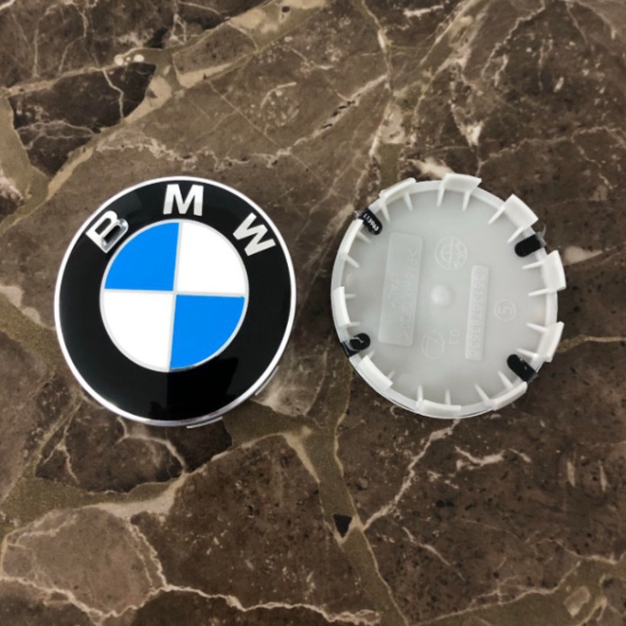 [GIÁ SỐC - HÀNG CHÍNH HÃNG] Logo chụp mâm, ốp lazang bánh xe ô tô BMW, đường kính 68mm - Mã sản phẩm BMW68