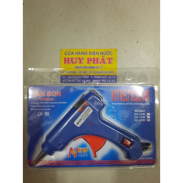 Súng bắn keo nến ls,junxo,van son 20w,60w,80w và keo nến