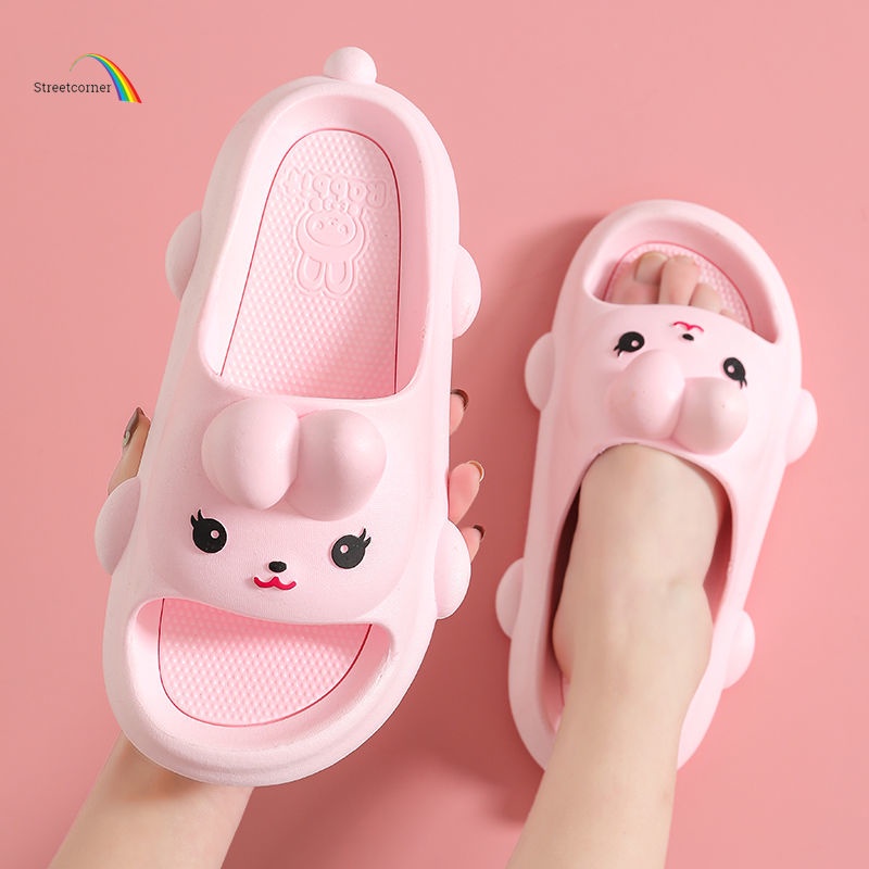 Dép Đi Trong Nhà Đế Dày Chống Trượt Hình Thỏ Dễ Thương