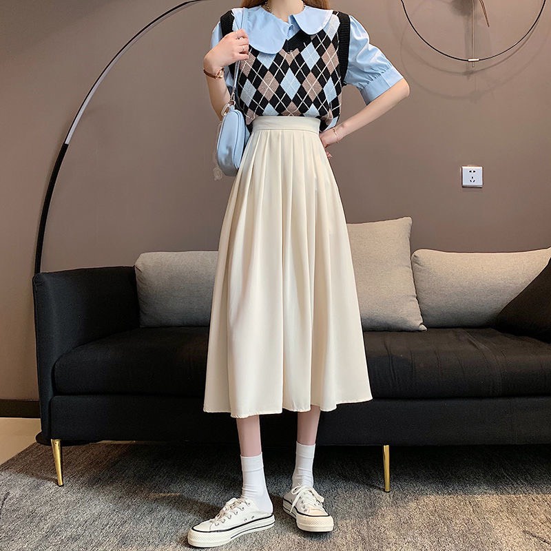 Chân Váy Dài Xếp Ly Khoác Sườn | Smide Clothing