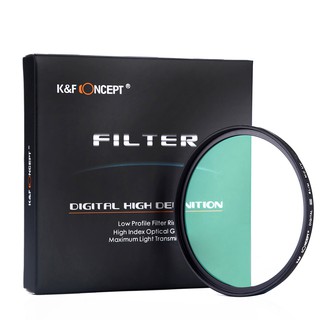 Bộ lọc ống kính máy ảnh K&F CONCEPT SLIM MCUV 55 58 62 67 72 77 82mm nhập khẩu Đức