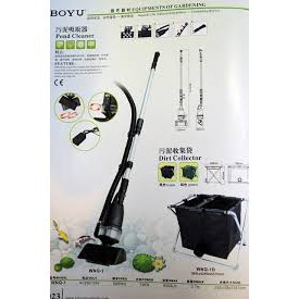Máy Hút Đáy Vệ Sinh Hồ Cá Koi Boyu WNQ-1 (lực hút mạnh, sạch sẽ và bền bỉ)