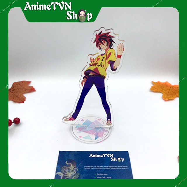 Tượng Mica Standee anime/manga No game No Life - Nhựa Cứng Acrylic In nhiều chi tiết sắc nét