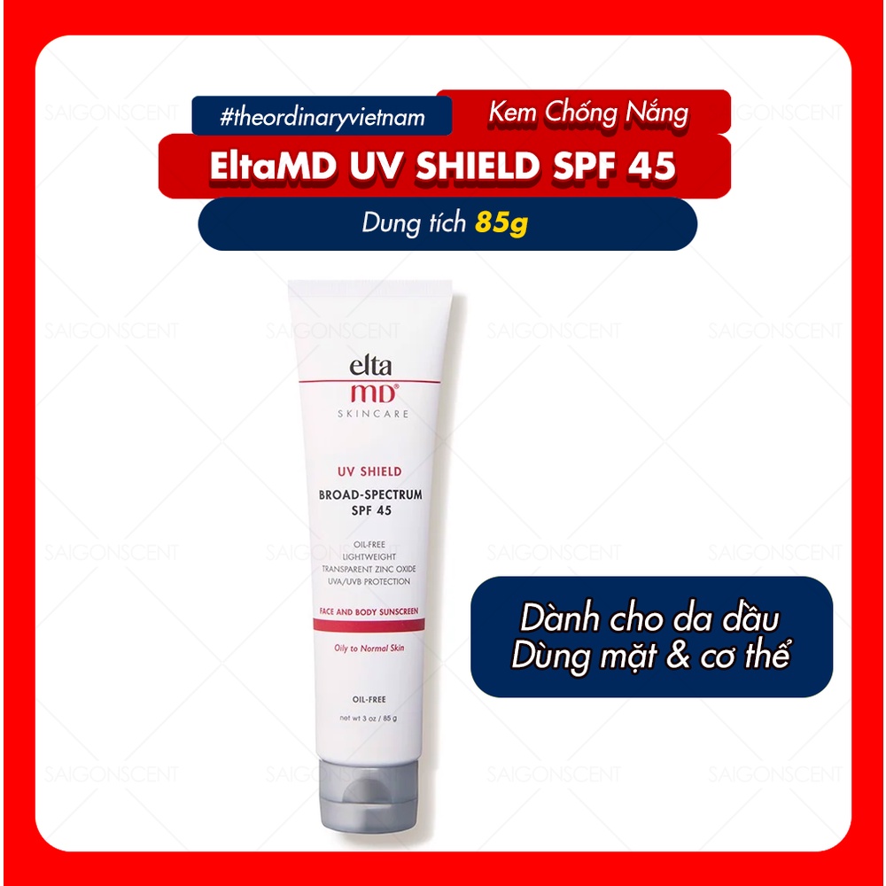 Kem chống nắng mặt và toàn thân EltaMD UV Shield Broad-Spectrum SPF 45 ( 85g )