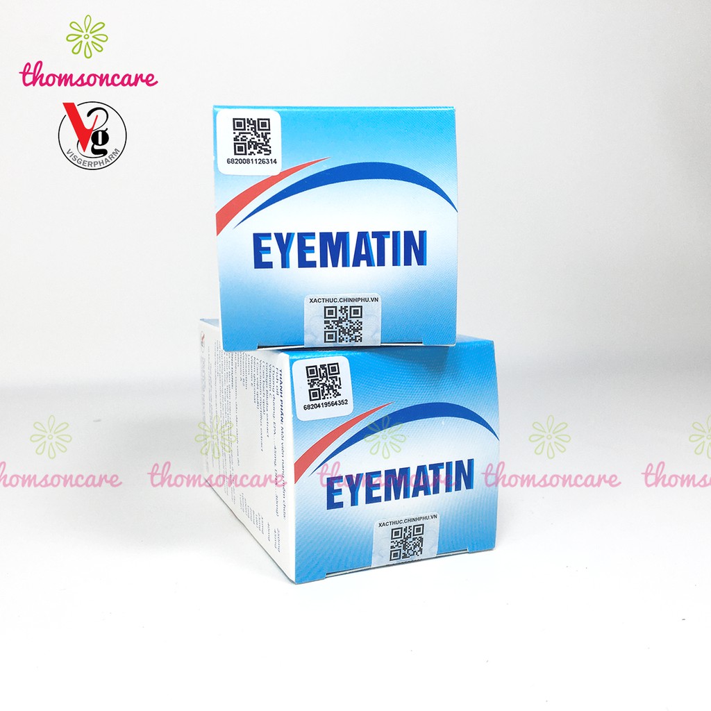 Viên sáng mắt Eyematin từ Omega và Lutein, bổ mắt, tăng cường thị lực, giảm cận thị, mờ và mỏi mắt