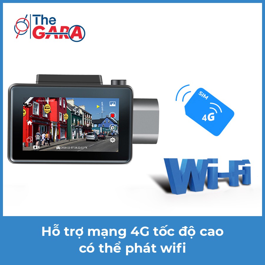 Camera Hành Trình JPS J11 - Ghi hình trước sau sắc nét, cảnh báo giao thông bằng giọng nói, hệ điều hành Android 8.1