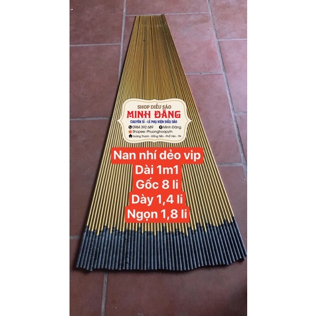 Nan cacbon Lên diều & cần câu nhiều kích cỡ