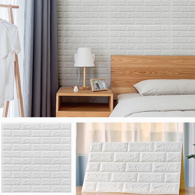 35 * 38 cm Dán tường Tự dính Bọt 3D Hình nền
