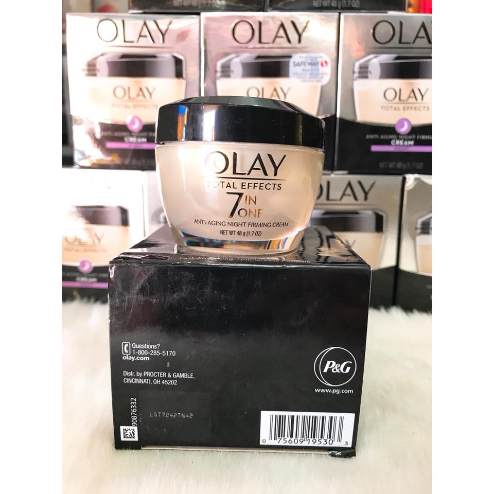 (USA 48g) KEM DƯỠNG DA BAN ĐÊM OLAY TOTAL EFFECTS NIGHT