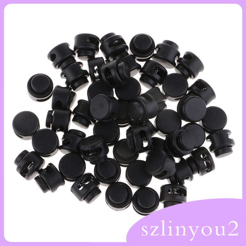 50x 13mm 2 Lỗ Khóa Dây Giày Thể Thao