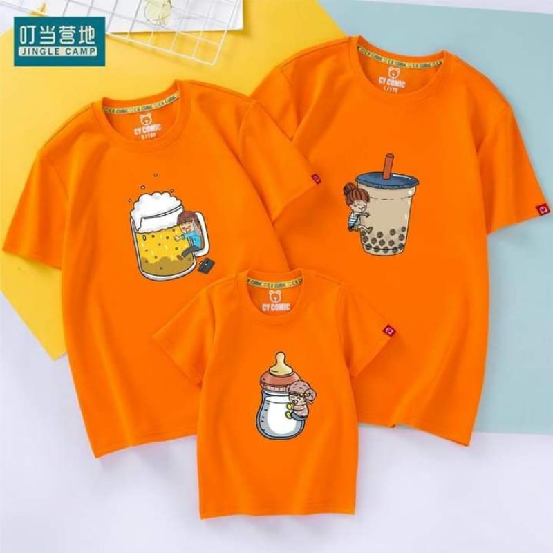 Áo thun gia đình size 8-95kg