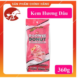 Bánh donut kem hương dâu Doowee Donut gói 360g