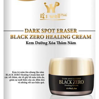 Kem xóa nam- dưỡng da- Black Zero- its Well plus