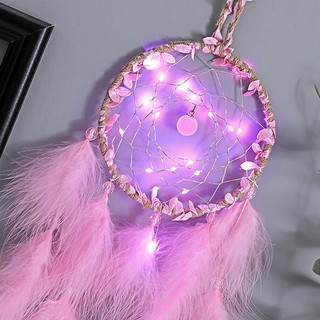 Dreamcatcher có chuông và đèn làm thủ công