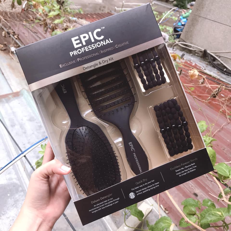 Set lược Wetbrush Epic Professional datangle & dry kit