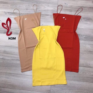 đầm thun 2 dây