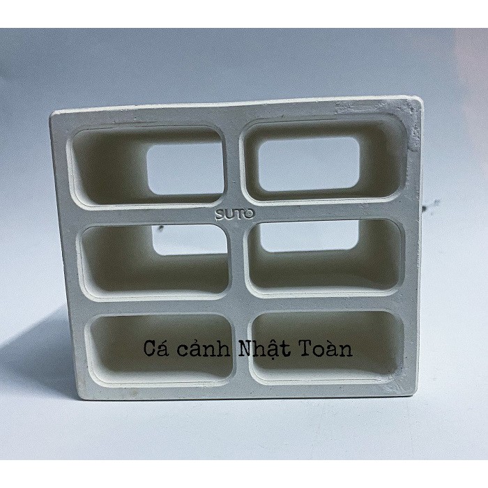 KHUNG GỐM SỨ CHO CÁ NÚP VÀO TRANG TRÍ BỂ CÁ 10X8X8CM