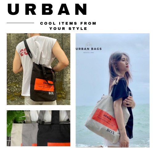 Túi vải đeo chéo, cầm tay [ free shipping 0đ] [Urban Style bags]