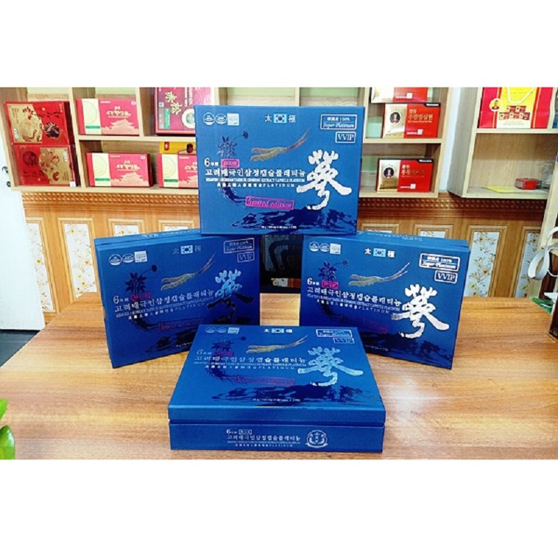 Thiên Sâm Đông Trùng Hạ Thảo Heaven 1 Korean Taekuk Ginseng Extract Capsule Hàn Quốc, Hộp 180 Viên